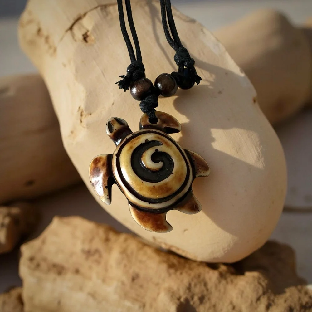 ⭐️ 5 for $25 Sea Turtle Necklace Nautical Wax Cord Unisex